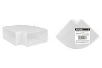 Соединительное колено горизонтальное 90 гр. для прямоугольных воздуховодов, 55х110,  TDM