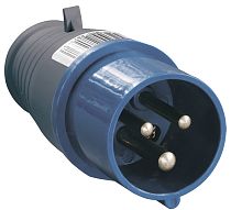 Вилка переносная ССИ-013 2Р+РЕ 16А 200-250В IP44  IEK