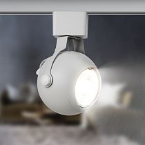 Трековый светильник однофазный ЭРА TR35-GU10 WH MR16 под лампу белый