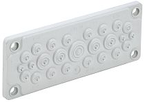 TITAN Ввод кабельный мембранный 25 отверстий d=5-26мм IP65 (без клипс) IEK