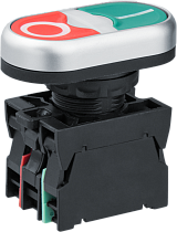 Кнопка Navigator 82 810 NBI-B-03 I-0 d22мм 230В NO+NC