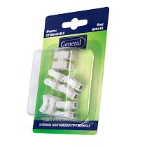 Клемма монтажная 823-2-10 GTER8-02-BL5 пружинная 2-проводная, блистер 5шт General