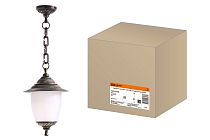 Светильник Прага Эл-11-70Б 60 Вт Е27 подвесной бронза  TDM