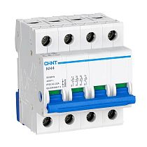 Выключатель нагрузки NH4 4P 100A (DB) (R) CHINT Выключатель нагрузки NH4 4P 100A (DB) (R) CHINT
