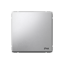 ArtGallery Aqua Алюминий Переключатель одноклавишный, IP44, 10АХ, механизм Systeme Electric (Schneider Electric)