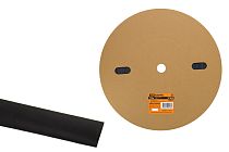 Трубка термоусаживаемая  ТУТнг 16/8 черная (100 м/ролл)  TDM