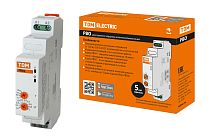 Реле времени РВО4-ВЫКП-0,1с/10мин-8А-24/230В-DIN (зад.выкл.-без пит., 0,1с-10мин, 24-230В AC/DC)  TDM