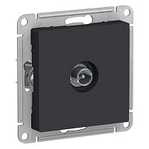 AtlasDesign Карбон Розетка TV проходная 4DB Systeme Electric (Schneider Electric)