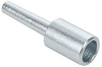 Головка удароприёмная безмуфтовая d=16мм сталь  IEK