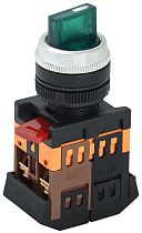 Переключатель ANCLR-22-3 на 3 фиксированных положения зеленый 1з+1р  IEK