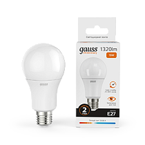 Лампа светодиодная Gauss Elementary A60 15Вт E27 1320lm 3000K