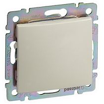 Переключатель одноклавишный в рамку слоновая кость VALENA Legrand