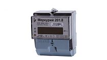 Счетчик электроэнергии Меркурий 201.8 однофазный однотарифный, 5(80), класс точности 1.0, D, ЖКИ Инкотекс