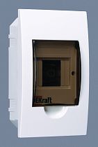 Корпус пластиковый встраиваемый 4 модуля, IP41, ЩРВ-П DEKraft Корпус пластиковый встраиваемый 4 модуля, IP41, ЩРВ-П DEKraft