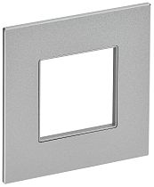 SKANDY Рамка 1-местная SK-F31S металл серебряный IEK