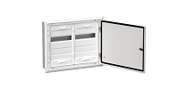 Корпус металлический TITAN 5 ЩРв-48 (2х24) 505х625х130мм IP31 белый (одна дверь)  IEK