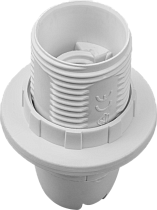 Патрон электрический Navigator NLH-PL-R1-E14 пластик люстровый с кольцом