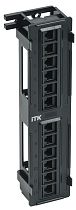 ITK Настенная патч-панель кат.6 UTP, 12 портов (IDC Dual) IEK