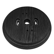 Рамка Ришелье однопостовая накладной монтаж дерево цвет Угольно-черный Bironi