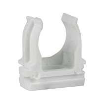 Крепеж-клипса d16 мм (10шт) белая EKF-Plast