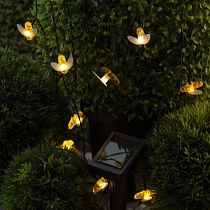 Садовая гирлянда ЭРА ERASG024-03 Пчелки  на солнечных батареях, 5,8 м