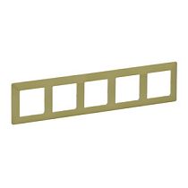 Рамка пятипостовая универсальная лайм Valena LIFE Legrand