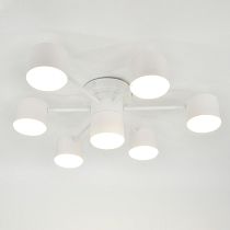 Люстра под лампу General  GCHL-7GX53-M Белая Стеллар