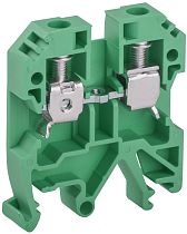 Клемма винтовая КВИ-6кв.мм зел.  IEK