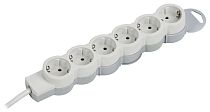 STANDARD Удлинитель У06 6 мест 2P+PE 1,5м 3х1,5мм2 16А белый IEK