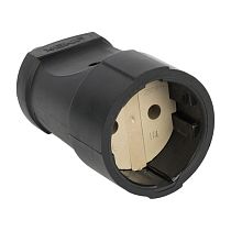 Гнездо штепсельное б/з черн. ПВХ 10A 250B EKF PROxima Гнездо штепсельное б/з черн. ПВХ 10A 250B EKF PROxima