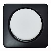 Светильник встраиваемый General GCL-GX53-H38-MA-BLACK ЧЕРНЫЙ КВАДРАТ ОБЪЕМНЫЙ
