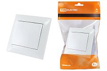 Выключатель 1 кл. 10А белый "Лама"  TDM