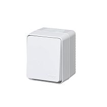 AtlasDesign Profi IP54 О/У 1-клавишный кнопочный ВЫКЛЮЧАТЕЛЬ 10 АХ, БЕЛЫЙ Systeme Electric (Schneider Electric)