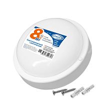 Светильник ЖКХ светодиодный круглый 8Вт IONICH ILED-SMD2835-СПП-8-650-230-6.5-IP65-R