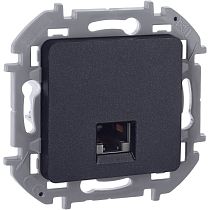 INSPIRIA Розетка компьютерная RJ45 категория 6 UTP антрацит