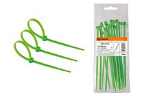 Хомуты нейлоновые 3,6х200мм (зеленый) (25 штук)  TDM