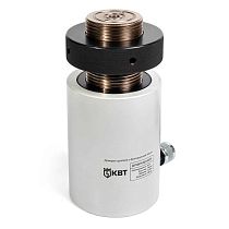 Домкрат гидравлический грузовой с фиксирующей гайкой ДГ100П100Г КВТ