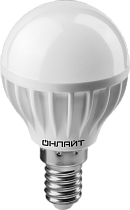 Светодиодная лампа формы «шар» ОНЛАЙТ 71 625 OLL-G45-8-230-4K-E14 Светодиодная лампа формы «шар» ОНЛАЙТ 71 625 OLL-G45-8-230-4K-E14
