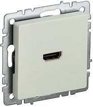 BRITE Розетка HDMI РHDMI-0-БрКр бежевый IEK BRITE Розетка HDMI РHDMI-0-БрКр бежевый IEK