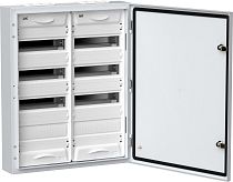 TITAN 5 Корпус металлический ЩРн-96 (2х48) 710х570х140мм IP54 белый (одна дверь)  IEK