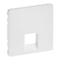 Панель лицевая для одиночных телефонных информационных розеток белая Valena LIFE Legrand