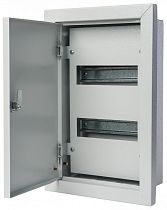 Корпус металлический встраиваемый 430х330х120, 18 модулей IP31, ЩРВ-18  DEKraft