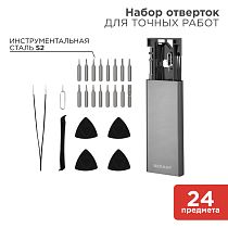Набор отверток для точных работ REXANT XA-04, 24 предмета REXANT Набор отверток для точных работ REXANT XA-04, 24 предмета REXANT