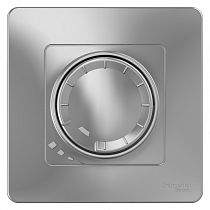 Blanca скрытая установка Алюминий Светорегулятор (диммер) поворотно-нажимной 400Вт Systeme Electric (Schneider Electric)