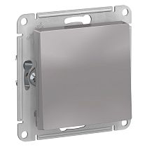 AtlasDesign Алюминий Выключатель 1-клавишный сх.1, 10АХ Systeme Electric (Schneider Electric)