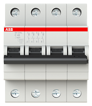 Автоматический выключатель четырехполюсный C 40А 6кА SH204 ABB