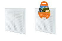 Решетка разъемная с москитной сеткой, бел. 250х250  TDM