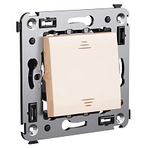 Выключатель одноклавишный в стену, "Avanti", "Ванильная дымка" DKC