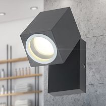 Декоративная подсветка ЭРА WL37 GR MR16/GU10,для интерьера, фасадов зданий,серый