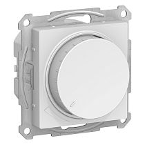 AtlasDesign Белый Светорегулятор (диммер) поворотно-нажимной, LED, RC, 400Вт Systeme Electric (Schneider Electric)